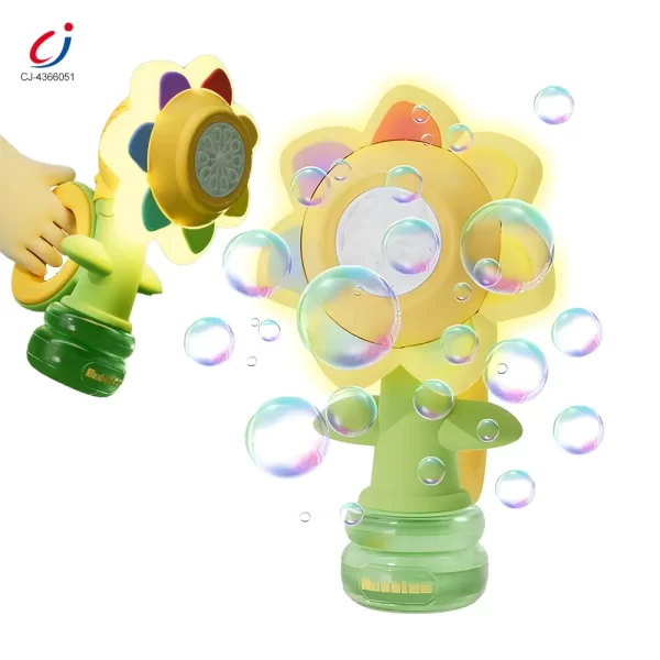Wholesale Sunflower Bubble Machine Toy -Summer Toys For Kids Supply