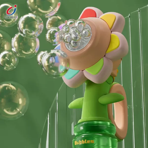 Wholesale Sunflower Bubble Machine Toy -Summer Toys For Kids Supply