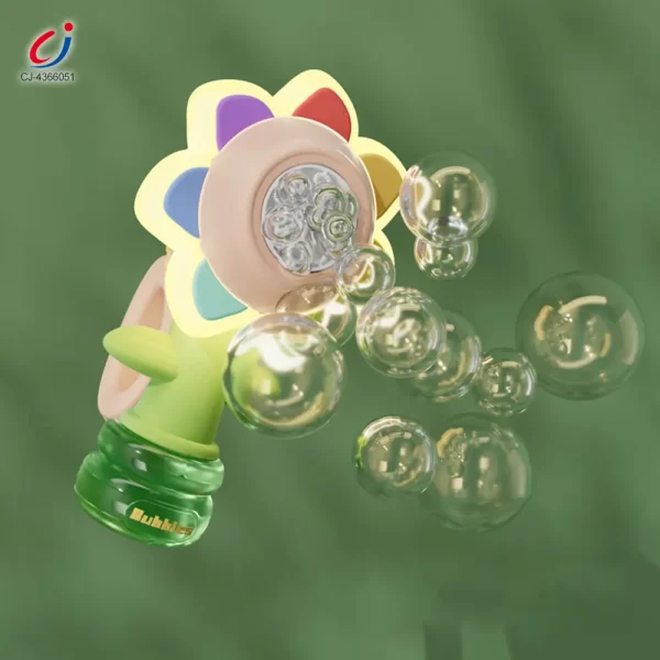 Wholesale Sunflower Bubble Machine Toy -Summer Toys For Kids Supply