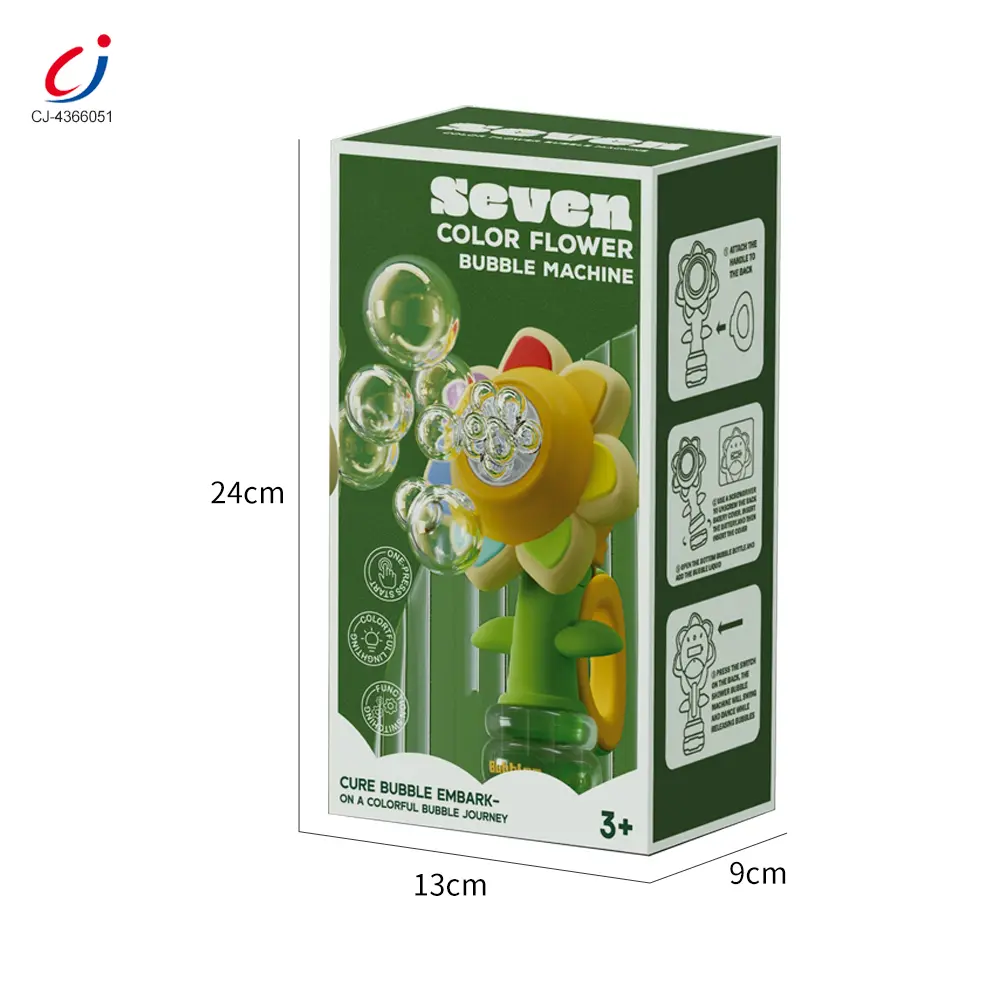 Wholesale Sunflower Bubble Machine Toy -Summer Toys For Kids Supply - Imagen 6