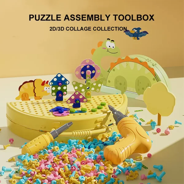 Wholesale Magic Montessori Play, Screw Toolbox Toy -3 Year Old Educational Toys