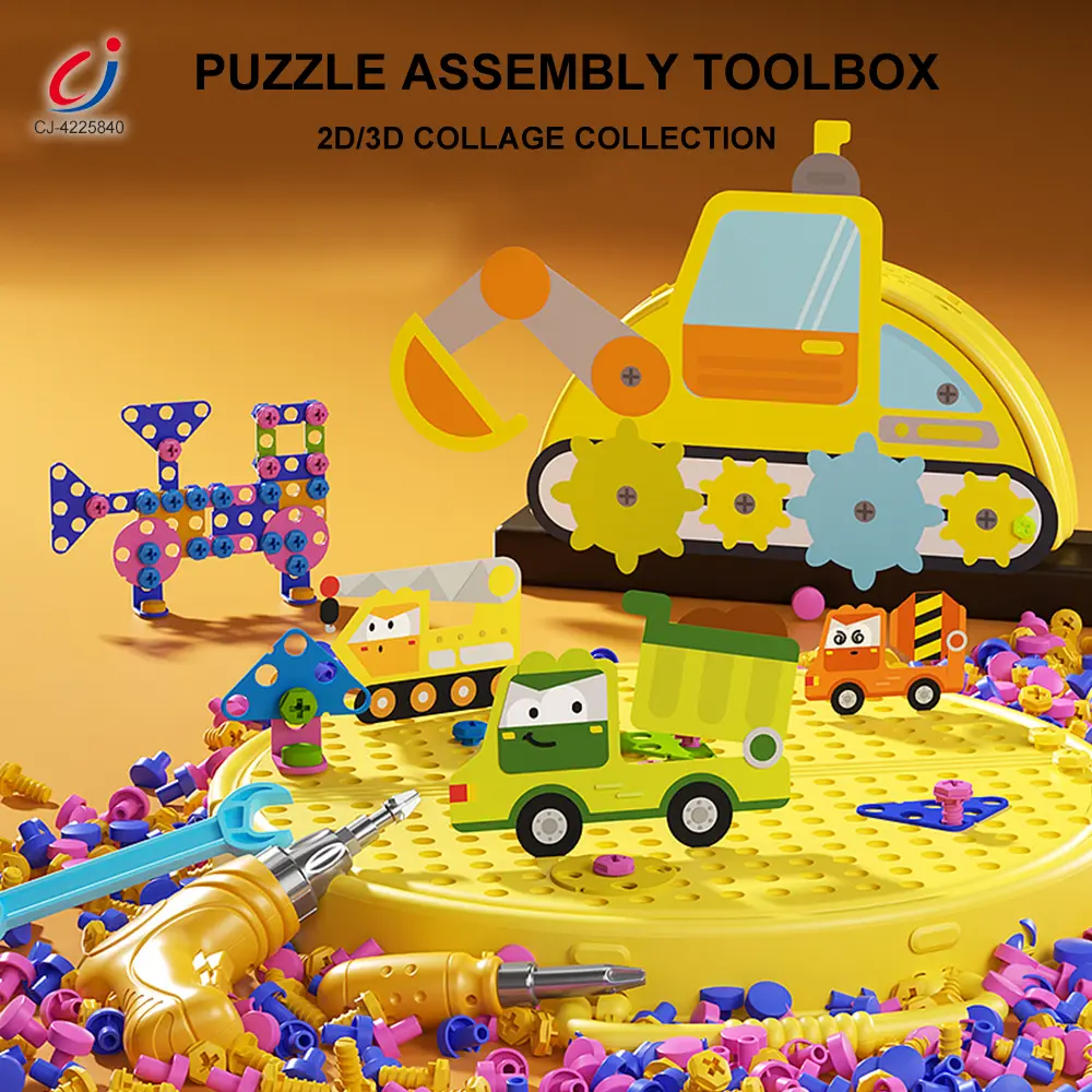 Wholesale Magic Montessori Play, Screw Toolbox Toy -3 Year Old Educational Toys – Bild 5