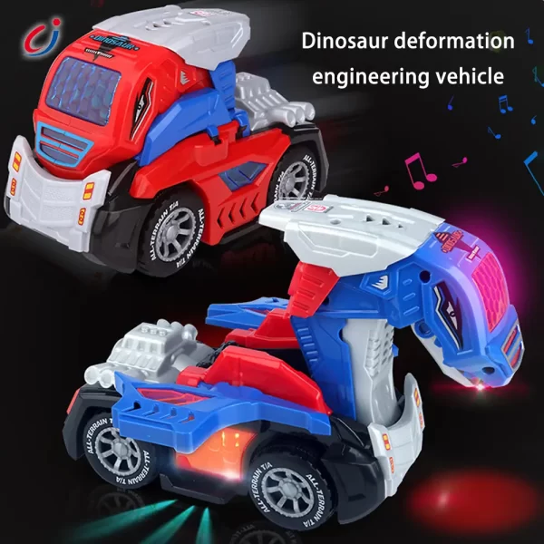Wholesale Dinosaur Engineering Car Toy, Deformation Dinosaur Robot Car Toy - Chinese Toy Factory