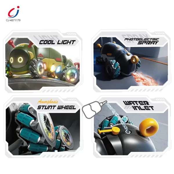 Wholesale RC Bionic Caterpillar Stunt Car Toys - Best Toy RC Cars