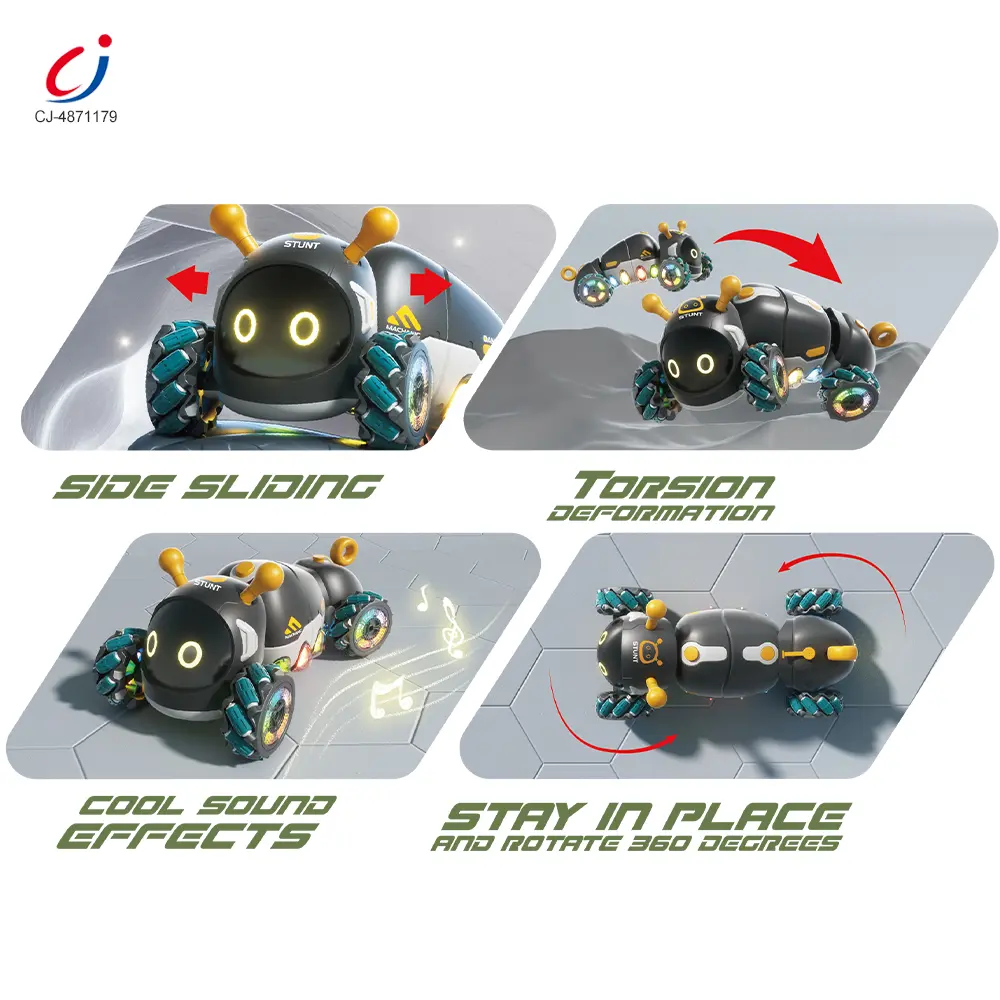Wholesale RC Bionic Caterpillar Stunt Car Toys - Best Toy RC Cars - 画像 (3)