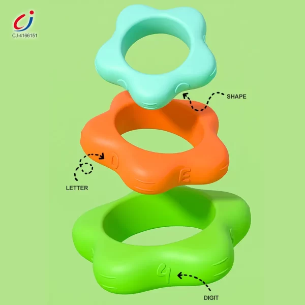 Wholesale Frog Tumbler Stack Toy - 2yr Old Educational Toys