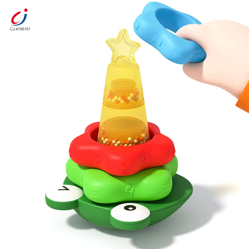 Wholesale Frog Tumbler Stack Toy - 2yr Old Educational Toys - 画像 (5)