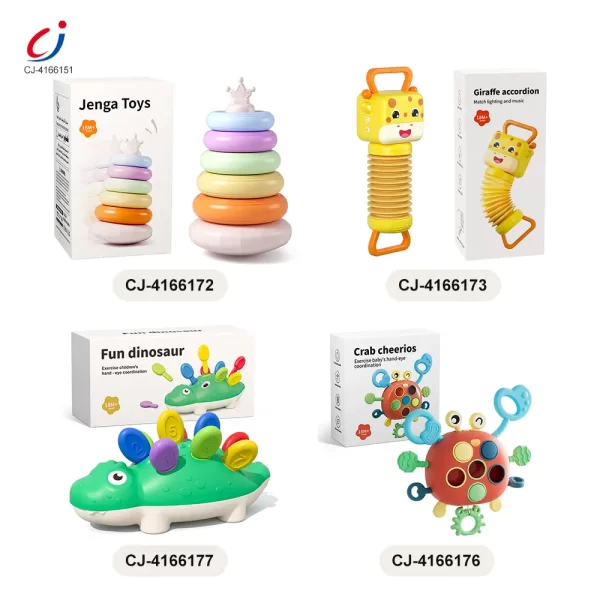 Wholesale Frog Tumbler Stack Toy - 2yr Old Educational Toys