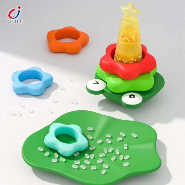 Wholesale Frog Tumbler Stack Toy - 2yr Old Educational Toys