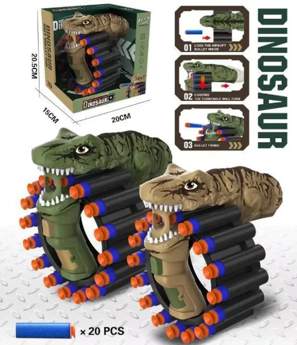 Wholesale Soft Bullet Gun Toy with Dinosaur Shape - Toys Exporter in China