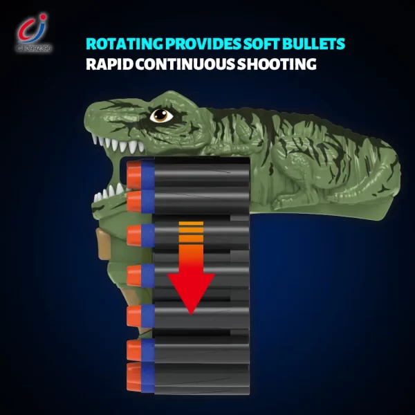 Wholesale Soft Bullet Gun Toy with Dinosaur Shape - Toys Exporter in China
