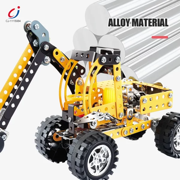 Wholesale STEM Building Project Toys, DIY Alloy Excavator Toy - Bulk Educational Toy Supply
