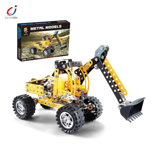 Wholesale STEM Building Project Toys, DIY Alloy Excavator Toy - Bulk Educational Toy Supply