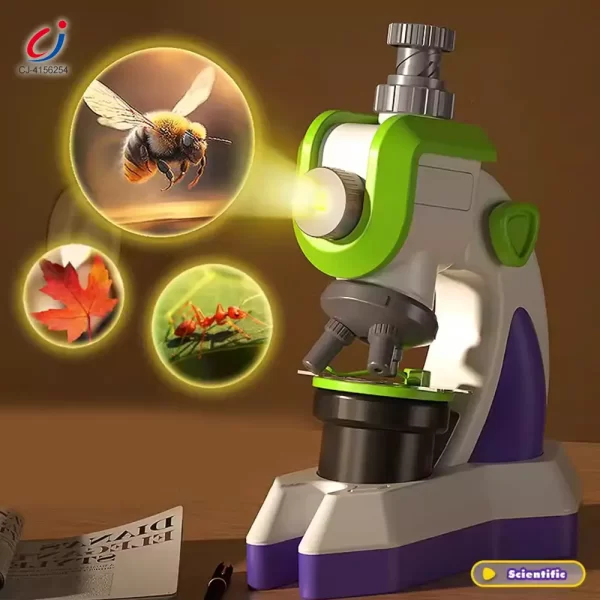 Wholesale Science Slide Microscope Projector Kit - Educational Toys for 7-year-old