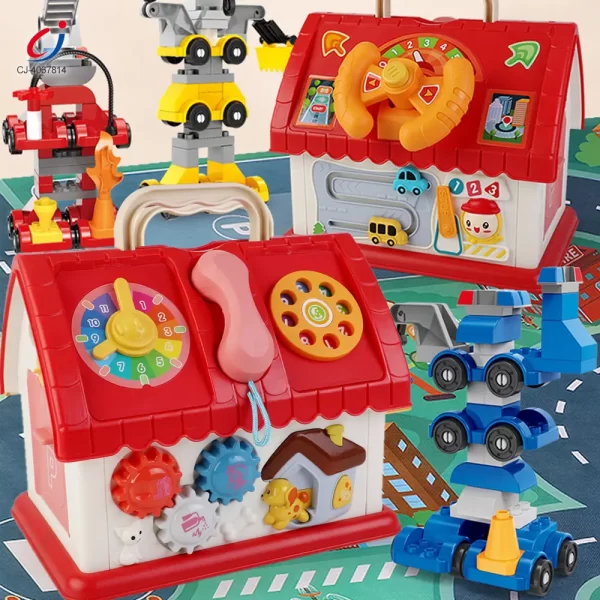 Wholesale Playhouse Block Toy with Cars - OEM Toys Manufacturer