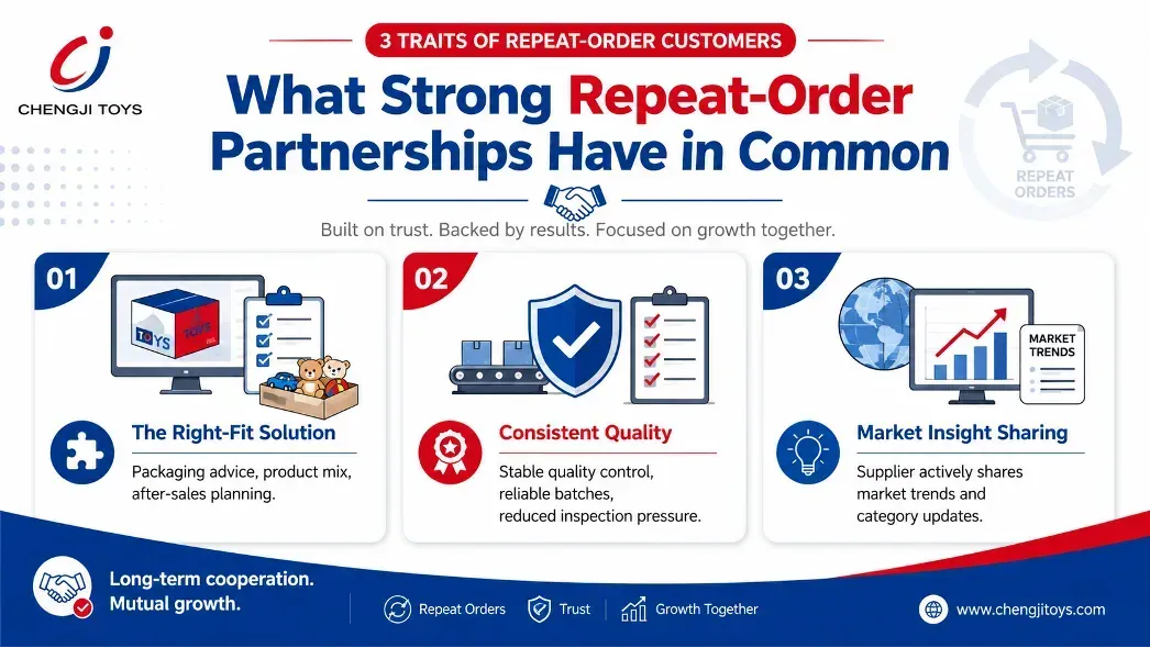 what strong repeat-order parterships have in common