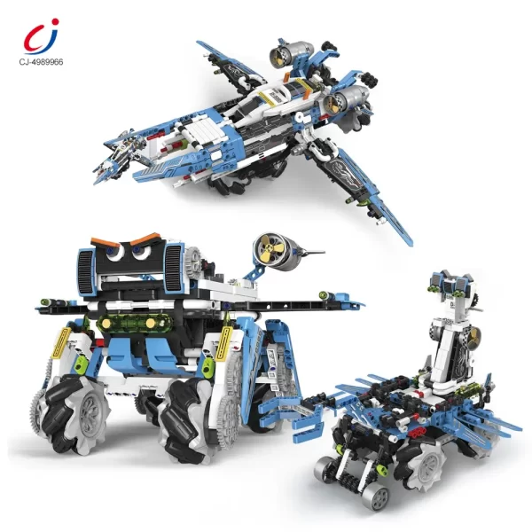 Wholesale 3 in 1 Programmable Robotics Kit with Remote and App Control, STEM Educational Building Toy For Kids - Bulk Educational Toy Supply
