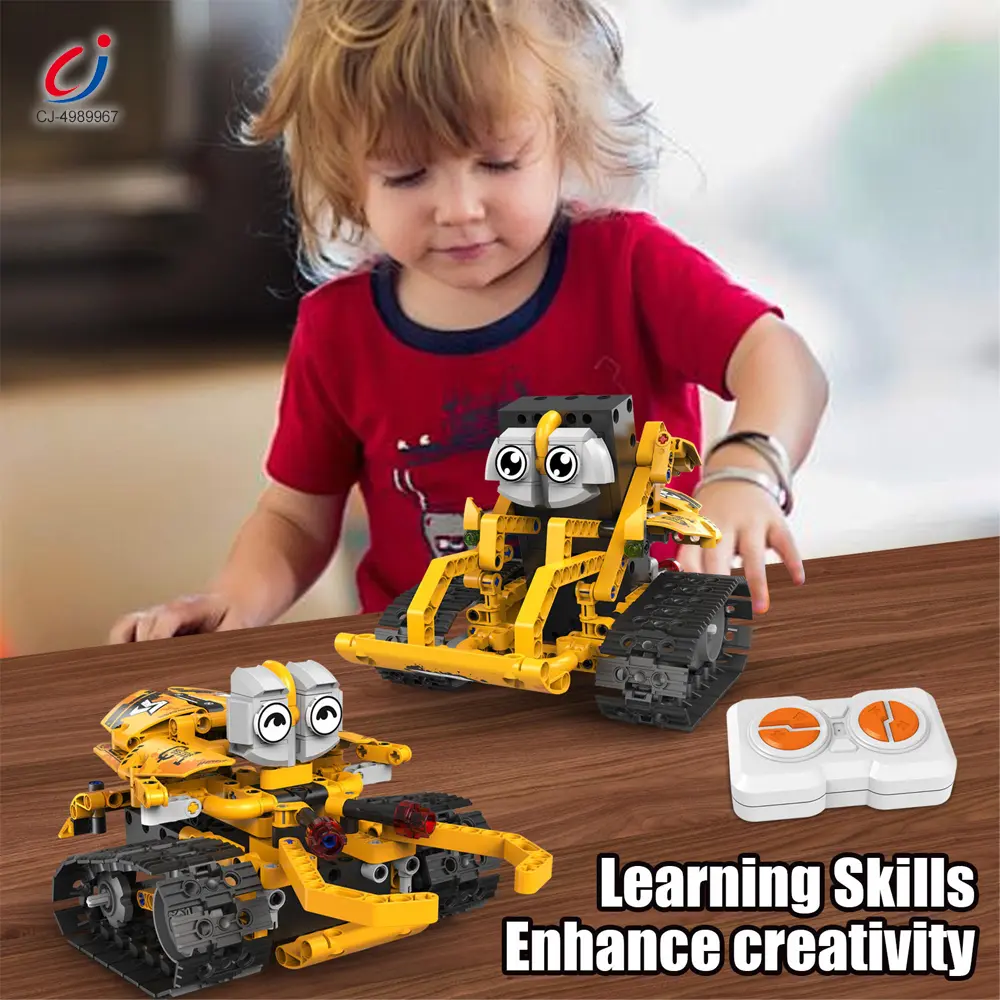 Wholesale 5-in-1 Robot Building Set, Remote and App Control Compatible - Chinese Building Blocks Toys — изображение 3