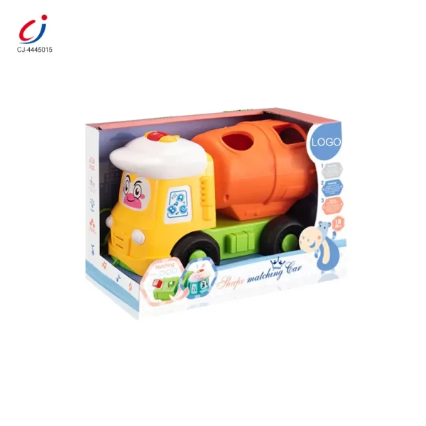 Wholesale Shape Matching Vehicle Toy, Musical Building Block Car Toy - Educational Toys For Kindergarteners