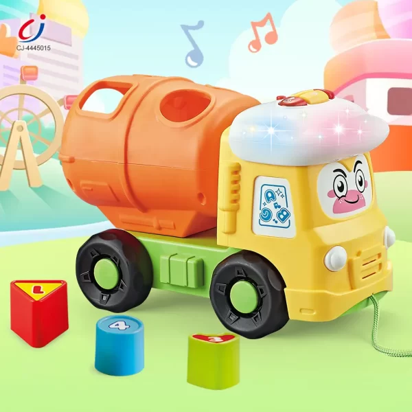Wholesale Shape Matching Vehicle Toy, Musical Building Block Car Toy - Educational Toys For Kindergarteners