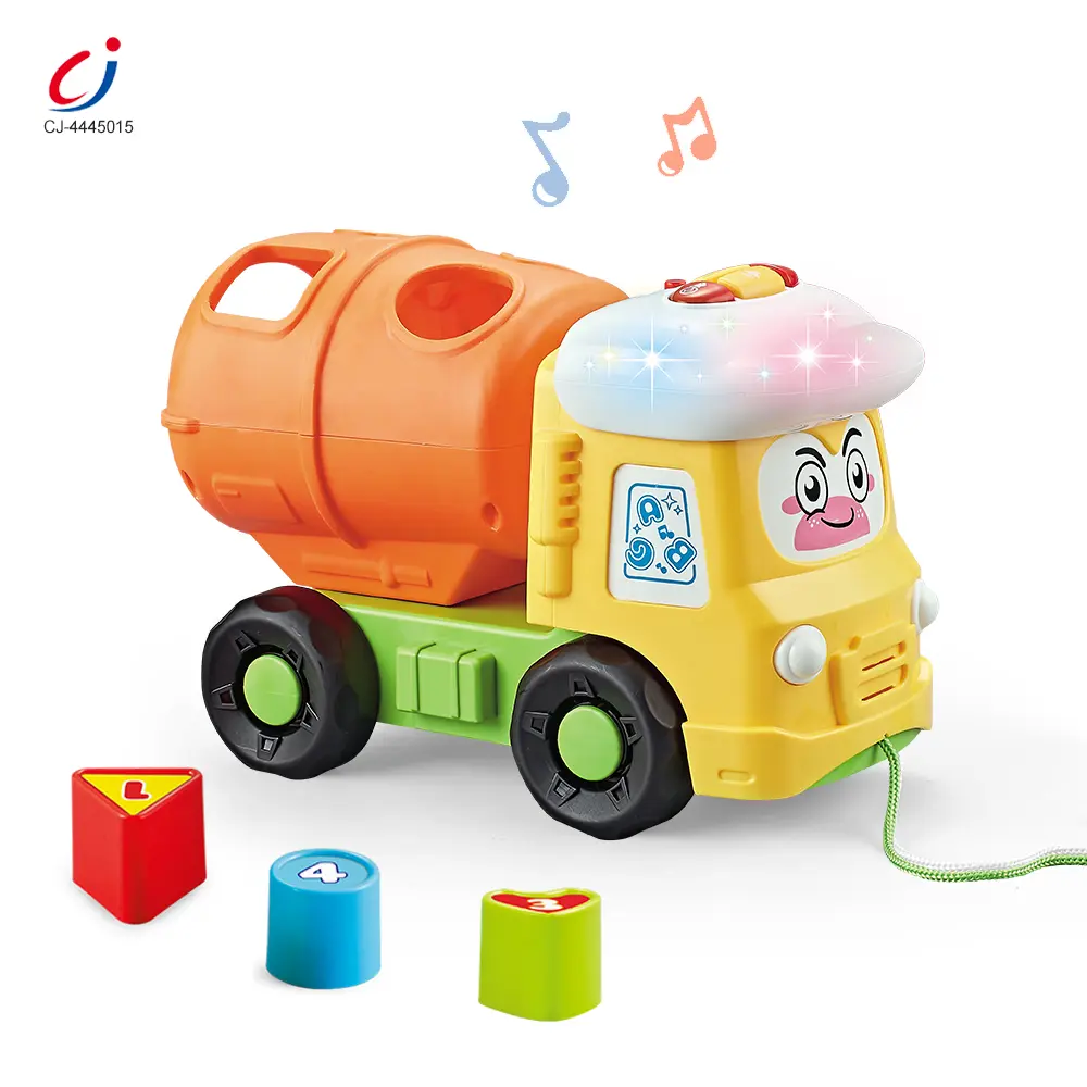 Wholesale Shape Matching Vehicle Toy, Musical Building Block Car Toy - Educational Toys For Kindergarteners - الصورة 7