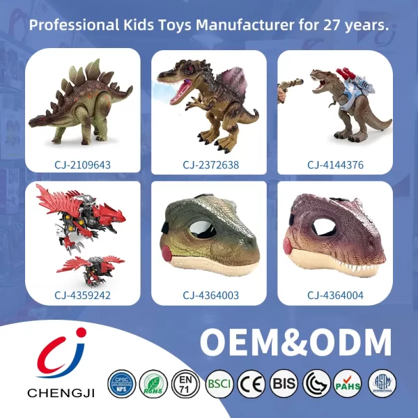 Wholesale DIY Dinosaur Mask with Movable Jaw - Cool DIY Toys Supplies