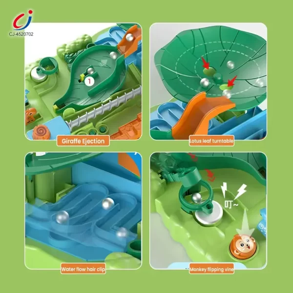 Wholesale Interactive Jungle Adventure Ball Maze Board Game- Educational Children's Toys