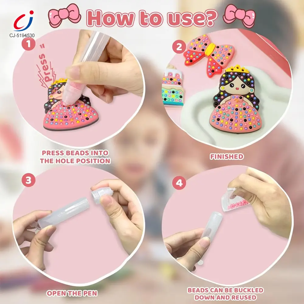 Wholesale Princess DIY Beads Painting Kit Toy - Educational Children's Toys Supply - Imagen 3