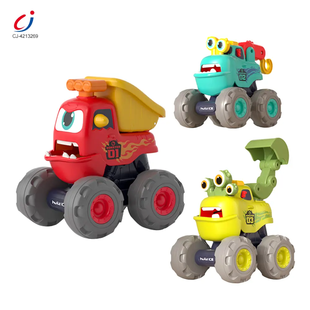 Wholesale Pull Back Monster Car Toy, Fun Monster Construction Truck - Wholesale Toys Supplier From China - Imagen 8