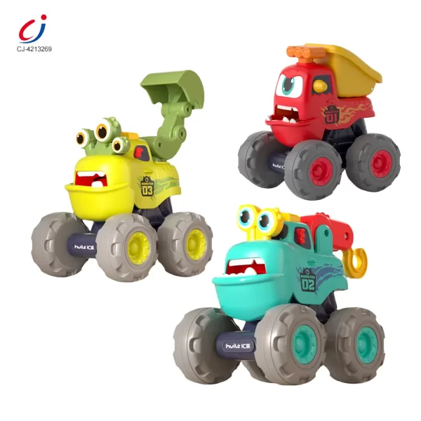 Wholesale Pull Back Monster Car Toy, Fun Monster Construction Truck - Wholesale Toys Supplier From China