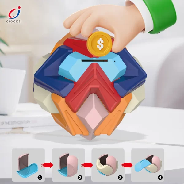 Wholesale 3D Puzzle Ball Piggy Bank Toy - Children's Educational Toys Supplier