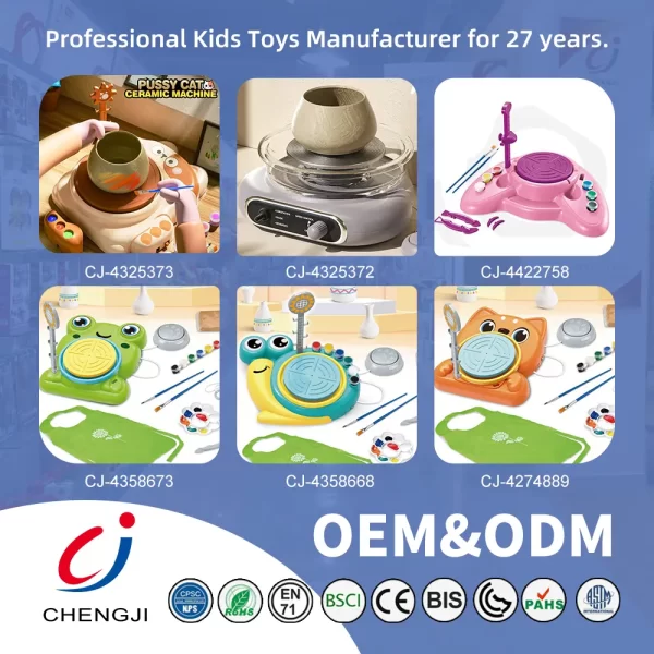 Wholesale Pottery Machine Toy, Snail Shaped, For Kids - Bulk Educational Toys Supply