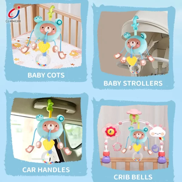 Wholesale Soft Cartoon Hanging Rattle Toy - Baby Shake Toy Supply