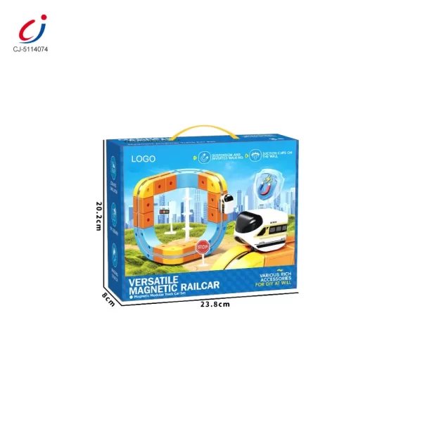 Wholesale Versatile Magnetic Railcar Toy, 68pcs Electric Magnetic Train Set - Educational Children's Toys