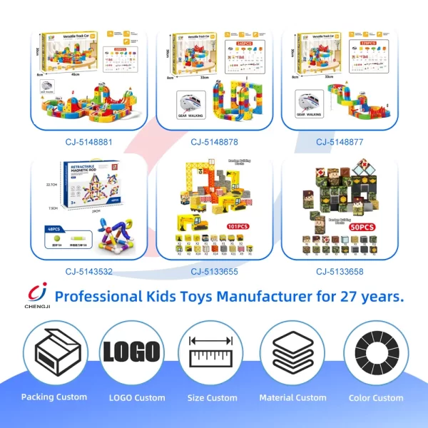 Wholesale Versatile Magnetic Railcar Toy, 68pcs Electric Magnetic Train Set - Educational Children's Toys