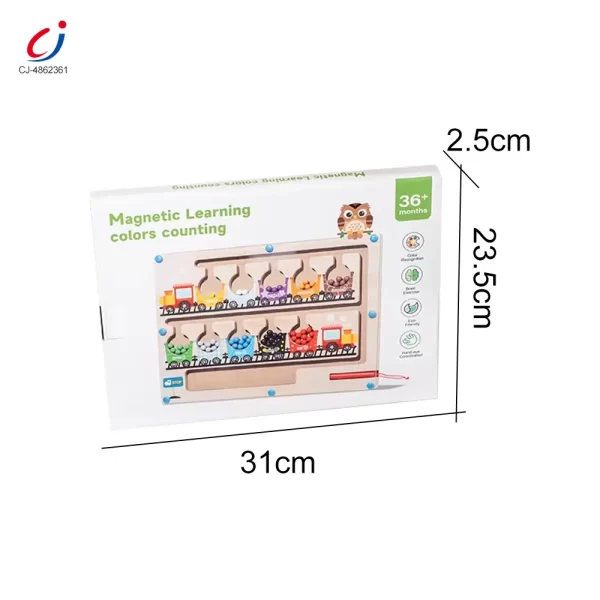 Wholesale  Wooden Train Magnetic Maze, Montessori Magnetic Toy for Kids - Educational Toy China Manufacturers