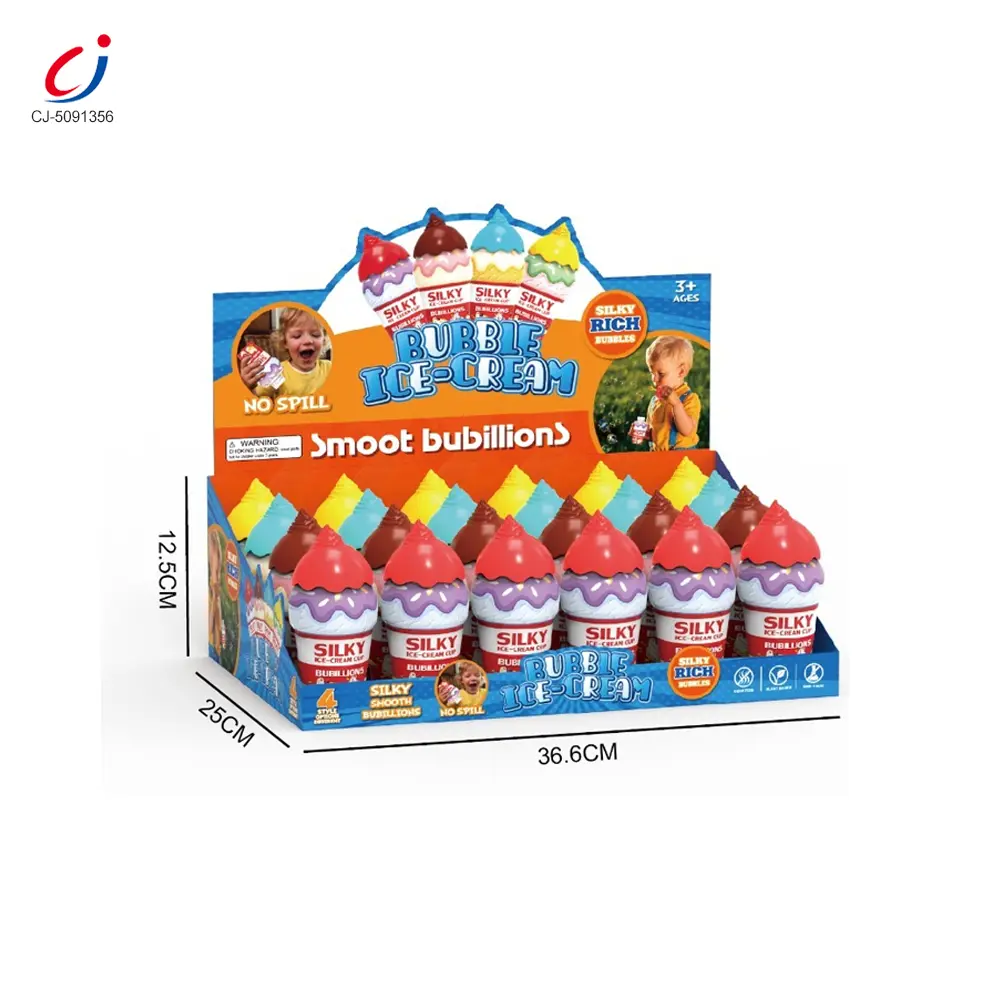 Wholesale Ice Cream No-Spill Bubble Toy- Backyard Summer Toys - Imagen 2