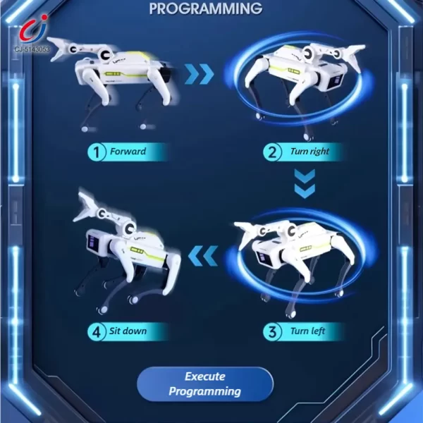 Wholesale AI Robot Dog, Multifunctional Mechanical Dog With Bionic Hand - Bulk RC Toy Supply