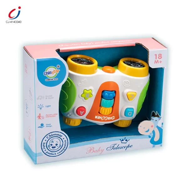 Wholesale Baby Telescope Toy With Sound & Light, Toddler Interactive Learning Binoculars- Educational Toddler Toys