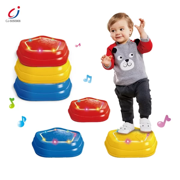 Wholesale Balance Sensory Stepping Stones Indoor Outdoor Play With Light & Music-Baby Toys Wholesale