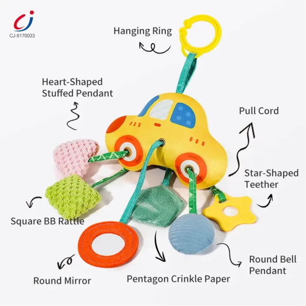 Wholesale Baby Car Hanging Toys - Pull String Lanyard Baby Toy