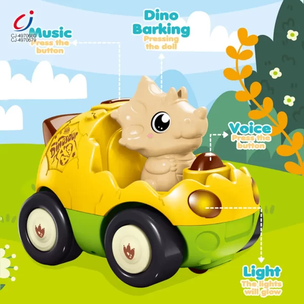 Wholesale Dinosaur RC  Cars Toys, with Light and Sound - RC Toy Vehicles Bulk Supply