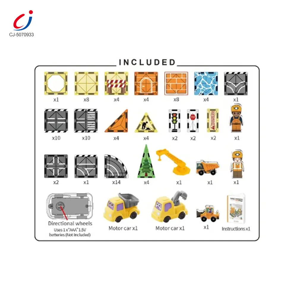 Wholesale Engineer Magnetic Tile Sets For Kids, STEM Montessori Toy - Educational Toy Supply In Bulk - 이미지 2