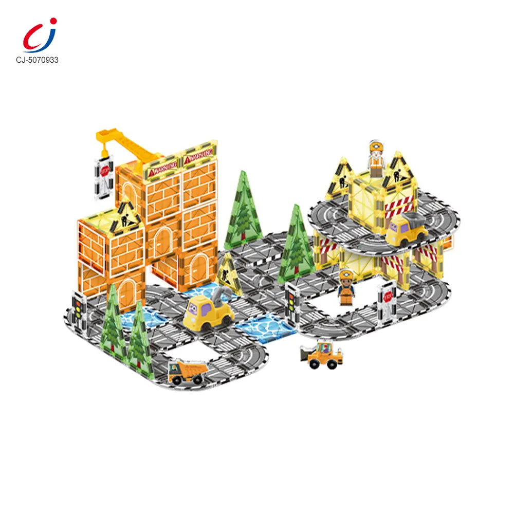 Wholesale Engineer Magnetic Tile Sets For Kids, STEM Montessori Toy - Educational Toy Supply In Bulk - 이미지 6
