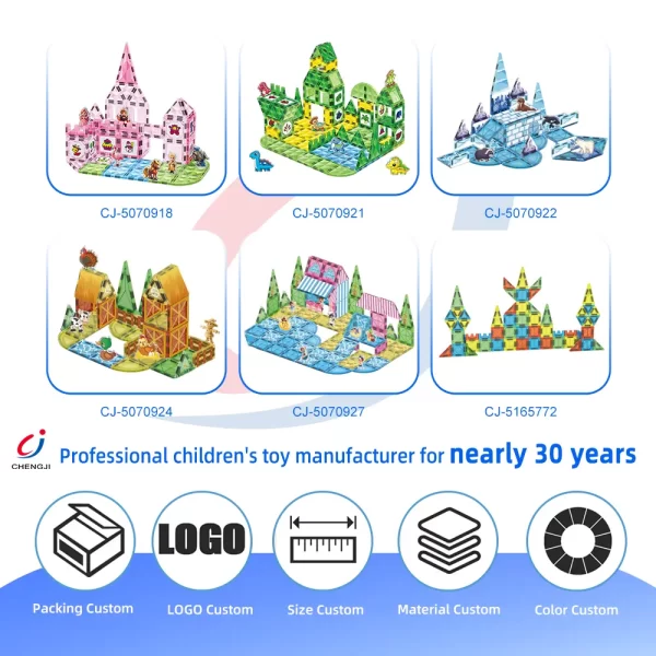 Wholesale Magnetic Tiles Marble Run, 3D Magnetic Building Blocks Set Race Track Toy for Kids - Building Educational Toys