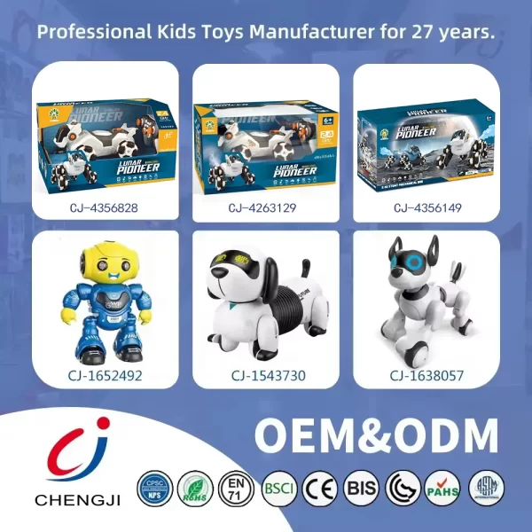 Wholesale Remote Control 8-Wheel Climbing Mechanical Robot Dog-RC Dog Toy