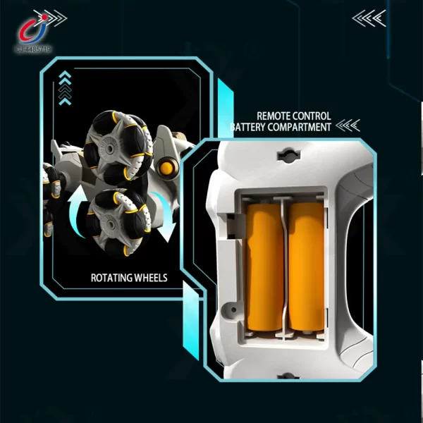 Wholesale Remote Control 8-Wheel Climbing Mechanical Robot Dog-RC Dog Toy