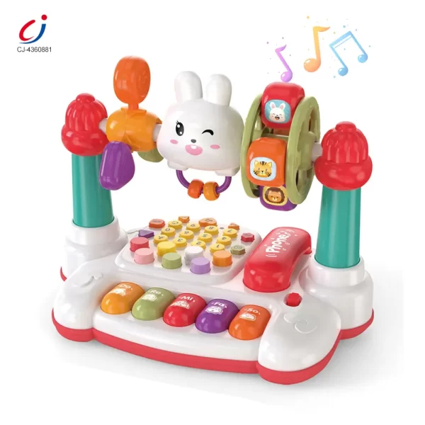 Wholesale Cartoon Baby Interactive Music Light Keyboard Telephone Toy - Musical Toys for Babies