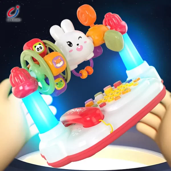 Wholesale Cartoon Baby Interactive Music Light Keyboard Telephone Toy - Musical Toys for Babies