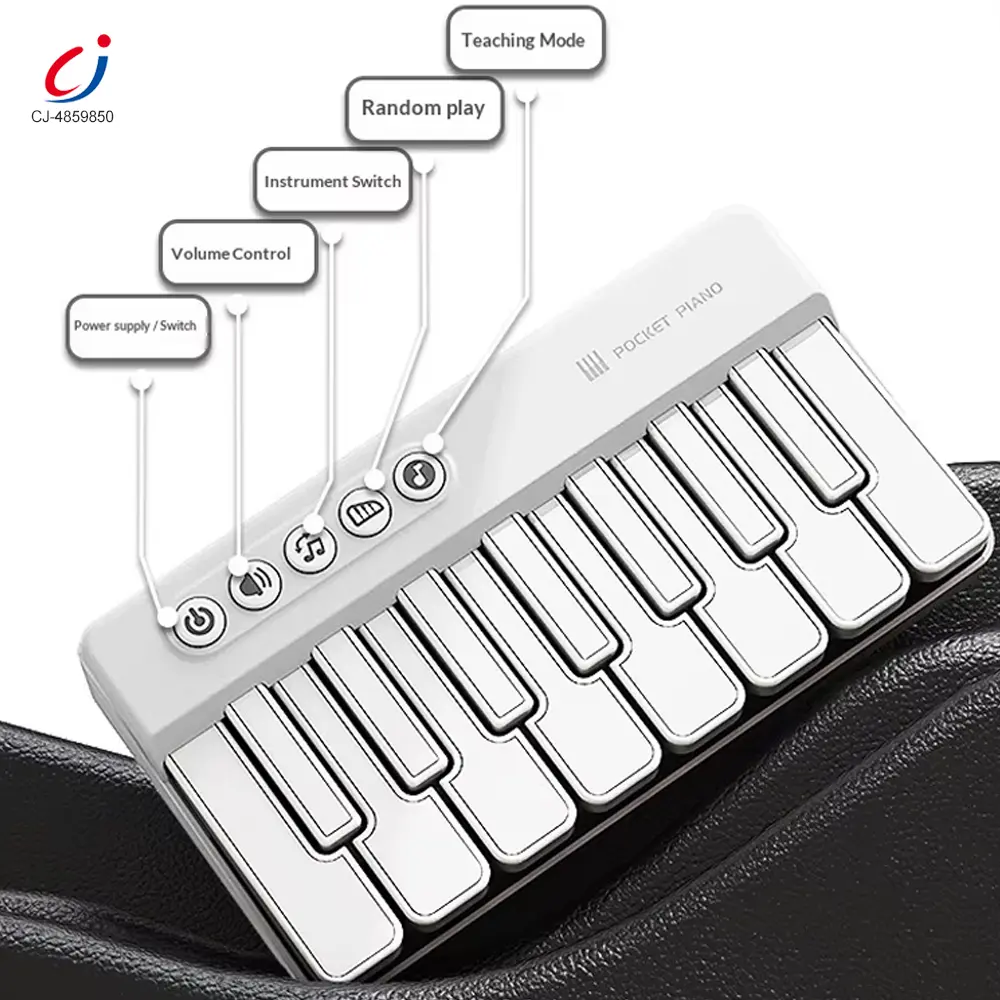 Wholesale 15 Key Kids Pocket Piano Toy LED Light Musical Instrument - Children's Educational Toys - Image 3